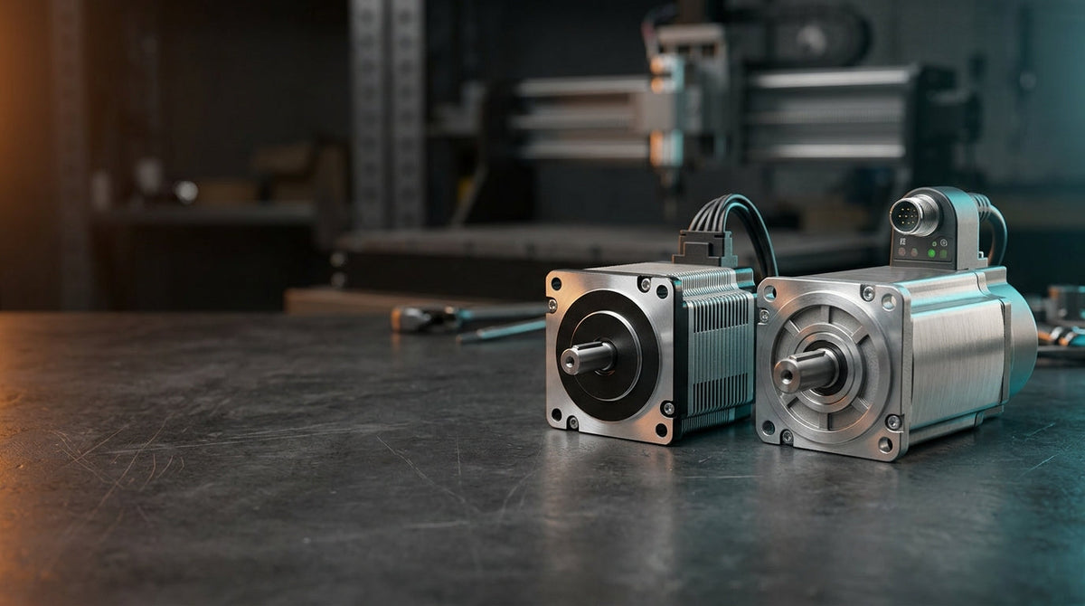 Step Motor mu Servo Motor mu? CNC Makineniz İçin Doğru Seçim